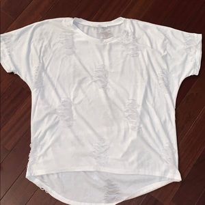 honey punch over sized tee